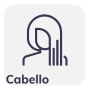 icono de cabello